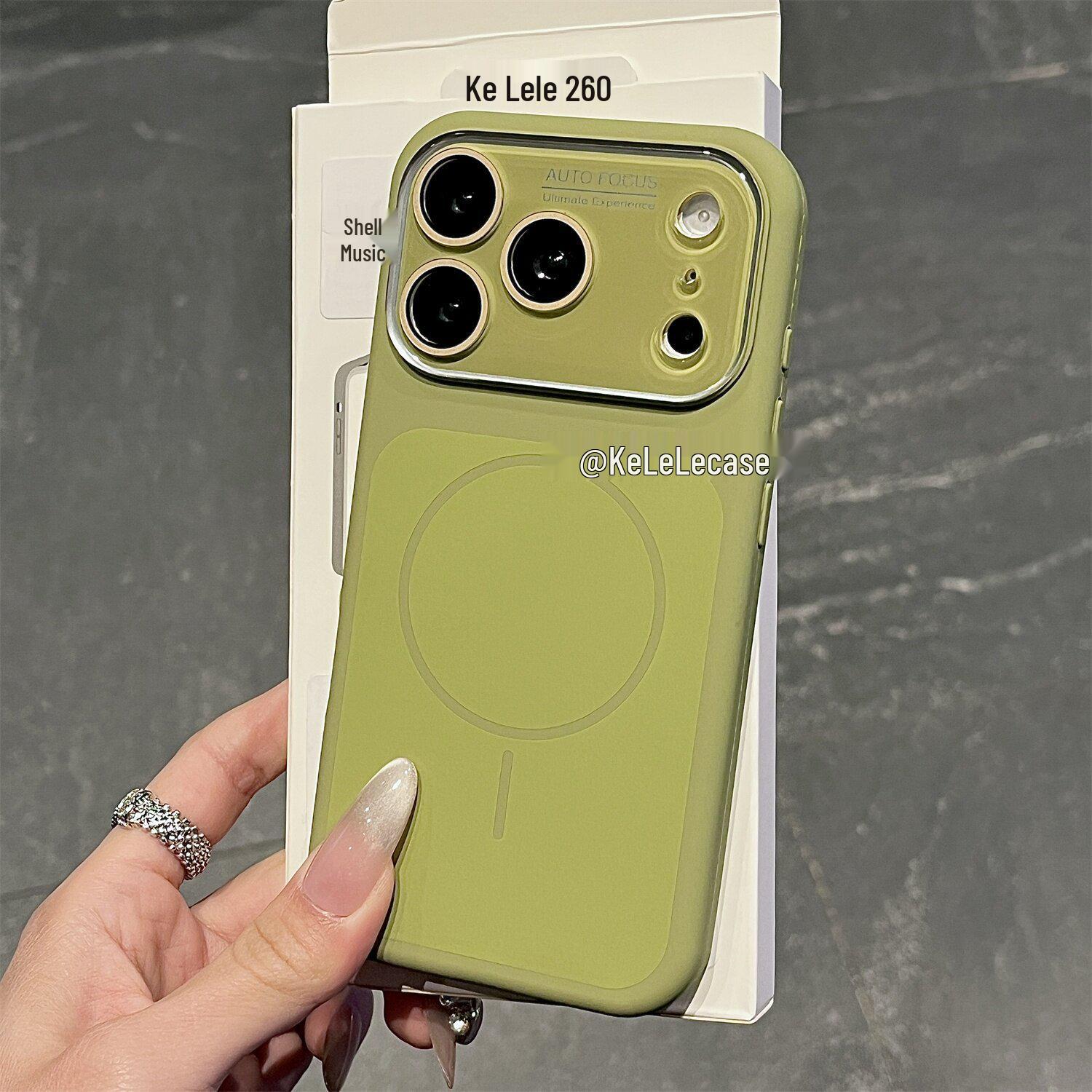 

Instant Window Apple 17 Pro Max Liquid Silicone Magnetic Dual-Color iPhone16/15 Protective Case iPhone 15 Pro