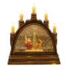 Romance PVC Crystal Candle Holder Christmas Themed Decoration Party Supplies Portable for Tabletop or Tree Ornament