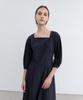 Rie Square Neck Puff Sleeve Dress Wb