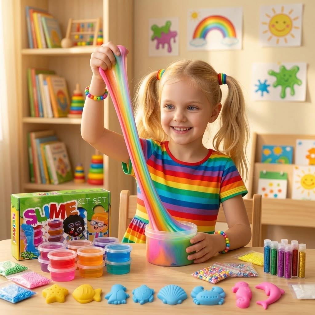 Ensemble de jouets à presser Slime Créatif Mode