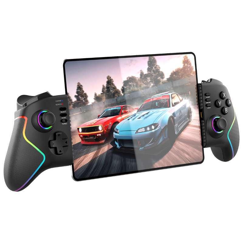 Wireless Stretchable Gamepad PG-9122 With RGB Hall Joysticks&Triggers Six-Axis Motion Control For IOS I0W2