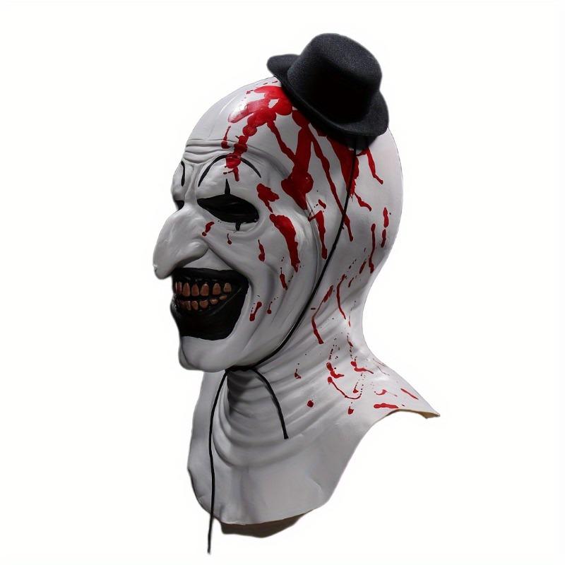 Horror Clown Mask Halloween Hat Trick Clown Headgear Masquerade Party Dress Up Demon Clown Broken Soul With Hat Clown Character