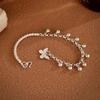 Butterfly Half-Moon Bell Bracelet Fashionable Sweet Personality Match All Loong Dust Jewelry Accessories Hand Chain Gifts