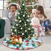 Christmas Tree Crafts Decoration Bottom Tree Skirt Tree Circumference Cartoon Print