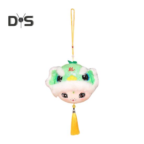 Schlangen-Plüsch-Anhänger „Jahr der Schlange“, Cartoon-Schlangen-Tasche, Schlüsselanhänger, Sternzeichen-Maskottchen-Puppe für das chinesische Neujahr