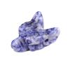 Wolf Head Stone Ornament Miniature Landscape Sculpture Crystal Texture And Polished Design Decorative Beads for DIY Bracelets