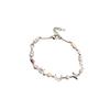 Natural Moon Star Zircon Bracelet For Women With Shimmering Stones And Elegant Style