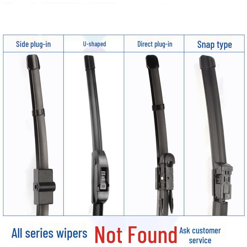Compatible Wipers for BYD Han, Qin, Song PLUS, Dolphin, Seal, Yuan, Tang, S7, S8, F3, F0 - Boneless Design