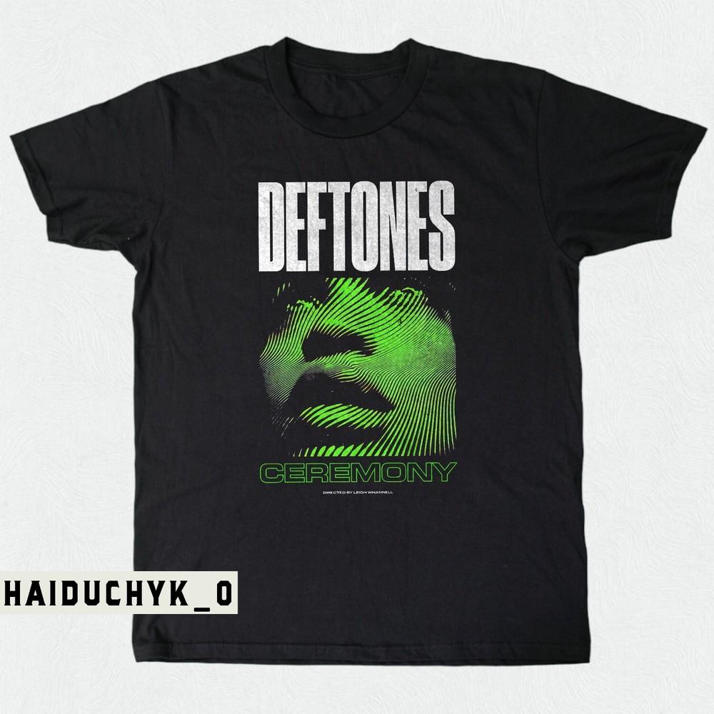 DEFTONES CEREMONY Rock Band Unisex Black T-shirt Size S-5XL Unisex T-Shirt S