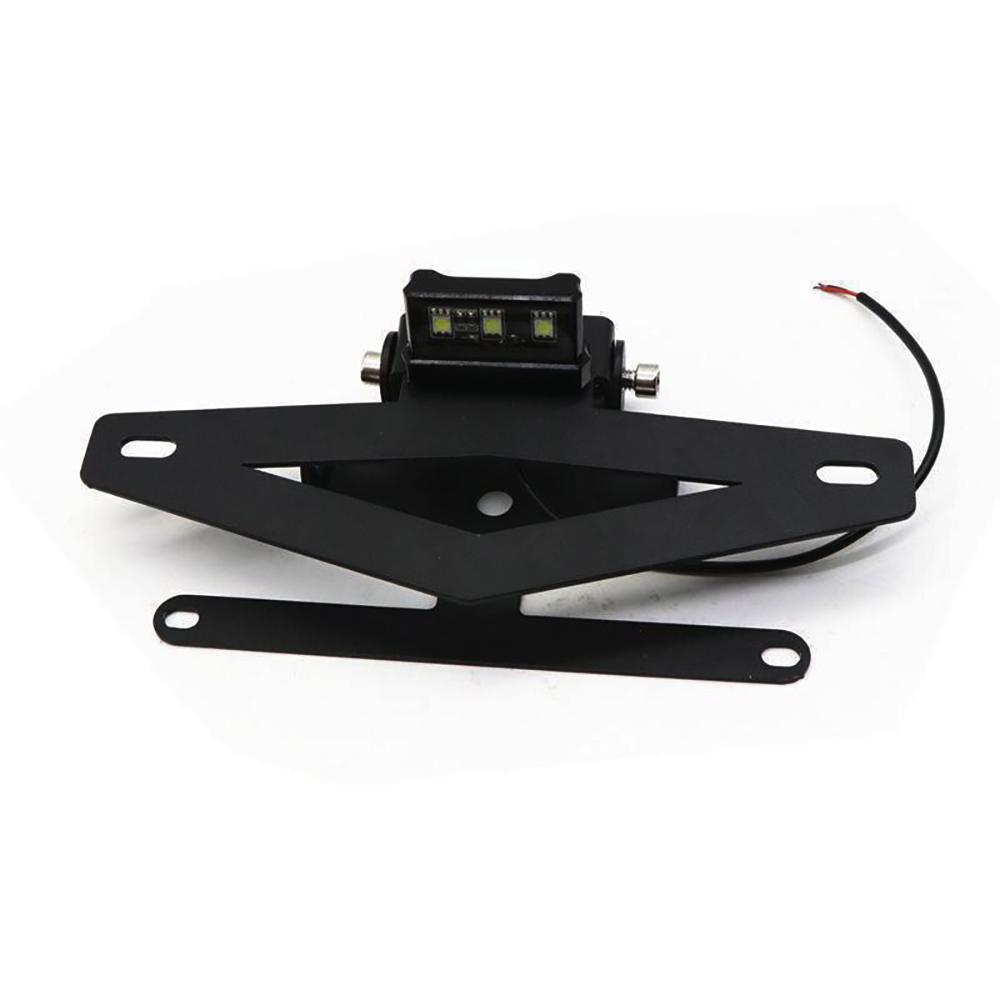 Benelli 752S 752 için LED Işık ile Motosiklet Arka Plaka Tutucu Çerçeve Braketi