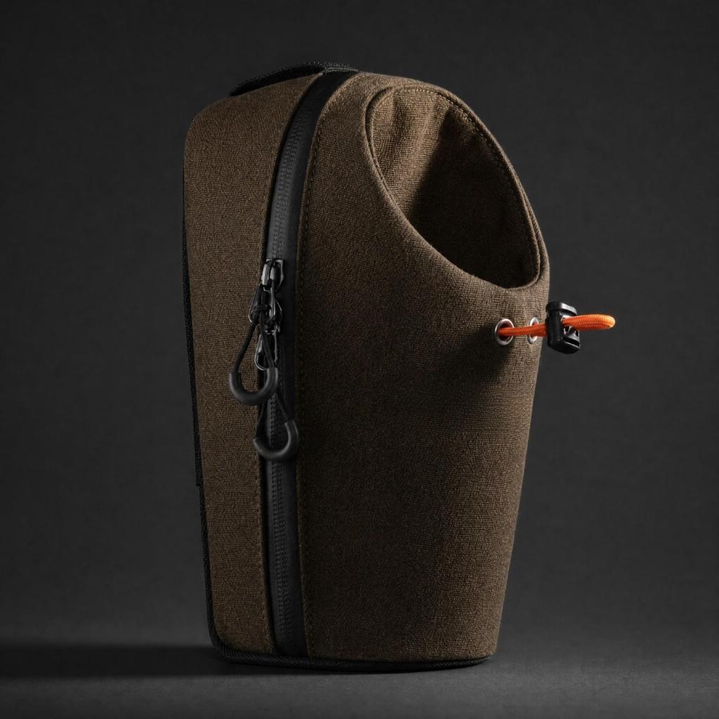 Adjustable Straps Cycle Handlebar Storage Bag Zippered Bike Frame with