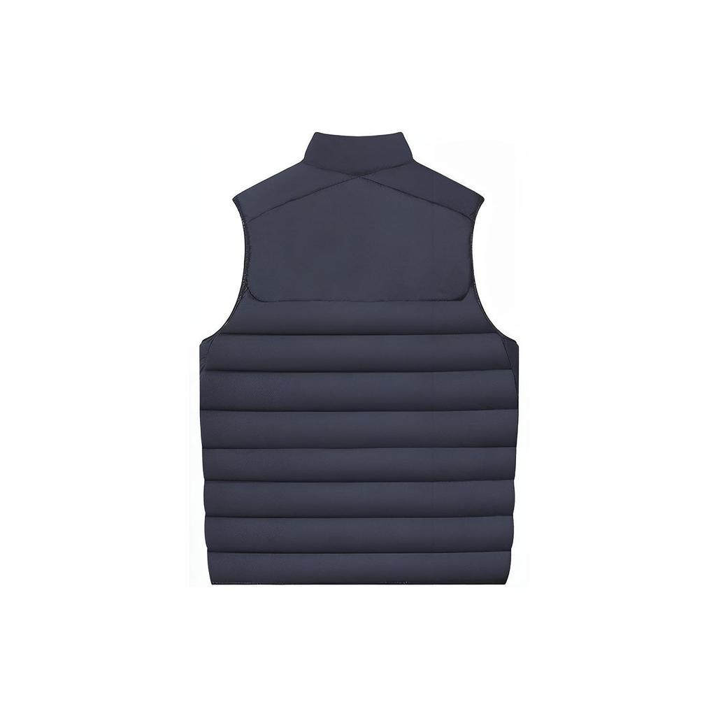 FILA Fleece Sports Casual Warm Down Vest Men Vests Dark-Blue A11M141911F-NV