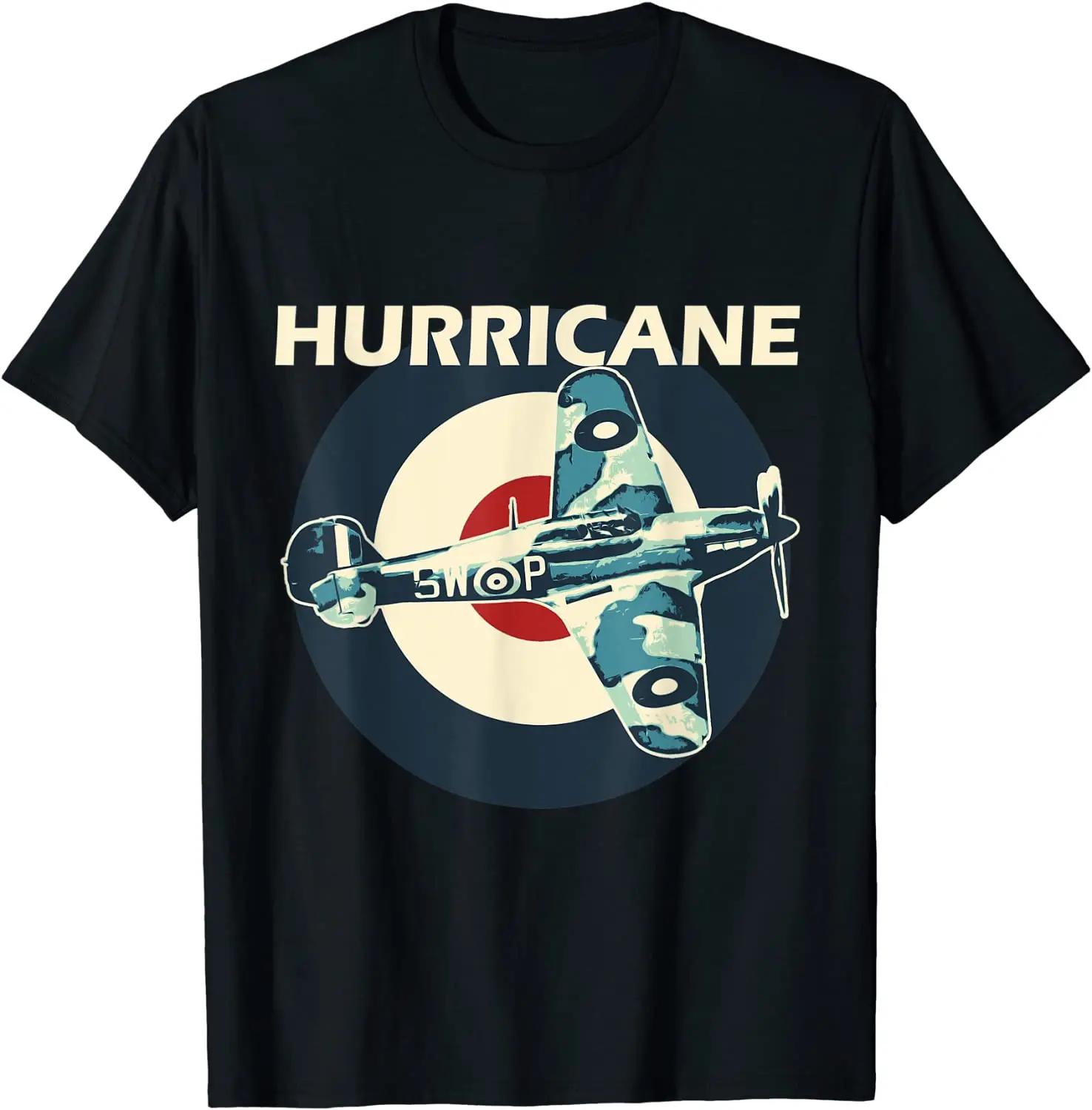 

Hawker Hurricane Fighter Aircraft WWII Aeroplane War Plane T-Shirt. Summer Cotton Short Sleeve O-Neck Mens T Shirt New S-3XL 4XL