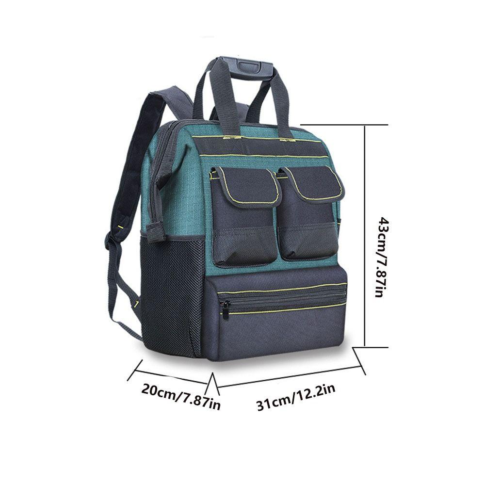Oxford Cloth Tool Backpack Multi Pockets Shoulder Toolkit Portable Electrician Tool Bag Carpenter