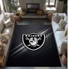 Tappeto in velluto di cristallo Las Vegas Raiders Morbido Anti?Tappetino Antiscivolo Comodo per Casa Soggiorno Camera da Letto Tappeto Decorativo