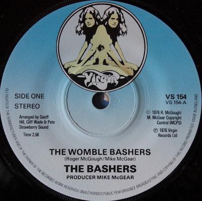 7-Zoll Schallplatte BASHERS - The Womble Bashers VS154 Virgin 1976 UK Rock Gebraucht
