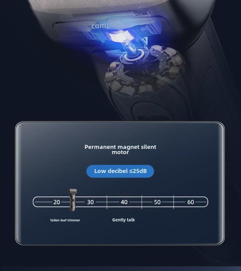 LZ-688 Rasoio elettrico 3 in 1: Tagliacapelli, tagliacapelli e rasoio per peli del naso