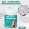 Pet Extra Large Disposable Teeth Cleaning Finger Wipes for Dogs and Cats