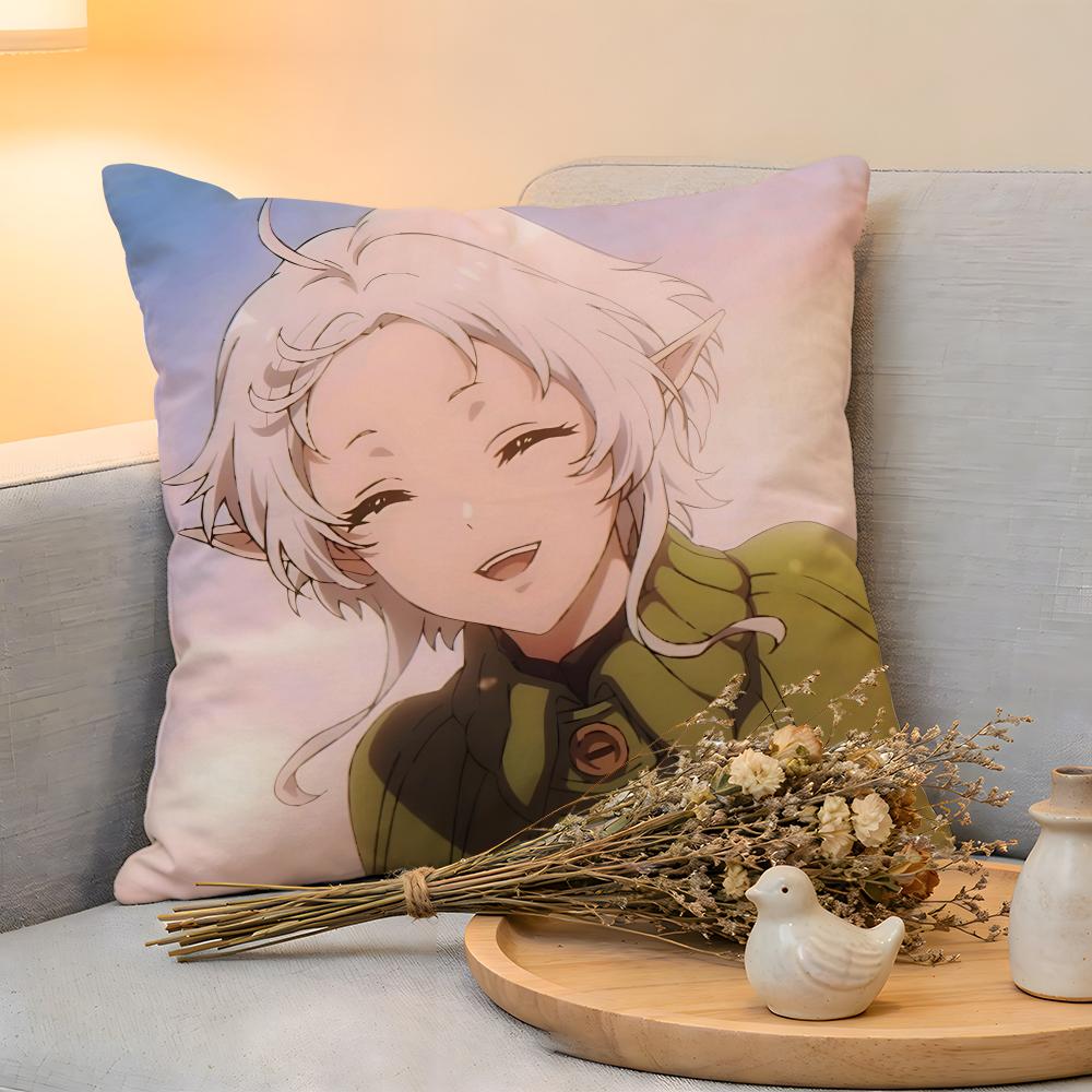 Cushion Cover  Linen  SkinFriendly Soft Decorative Case for Sofa Home Decor Anime MMushoku Tensei Pillow cover