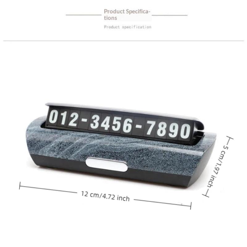 Temporary Parking Signs For Cars, Moving Car Numbers, Car Phones, Moving Car Plates, Personalized And Creative Interior Decorati