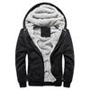 Casual Jacket Mens Coat Hoodie Fleece Thick Hooded Zipper Winter Outwear Warm