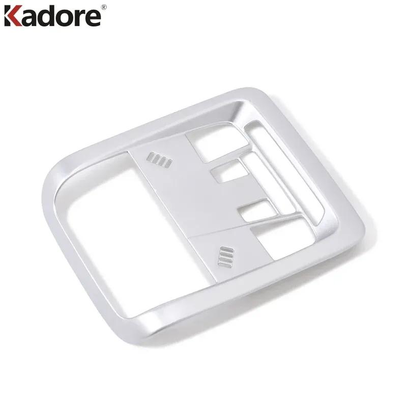 Car Front Roof Reading Light Lamp Panel Cover Trim For Chevrolet Holden Equinox 2018-  Carbon Fiber Interior Accessories