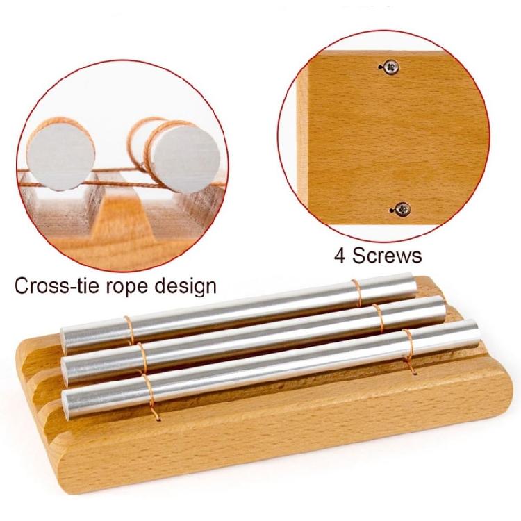 3 Tone Solos Instrument Meditation Bells Chime Hand Chime for Prayer, Classroom