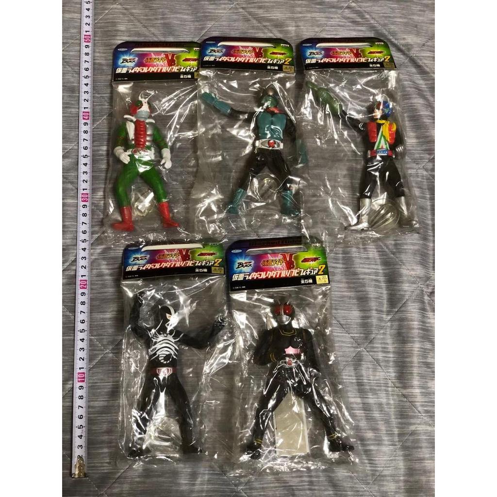 Used Kamen Rider Collectible Soft Vinyl Figure 2 All 5 Types