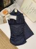 Stylish Polka-Dot Sexy Halter Top for Women—New Arrival Elegant Flattering Slimming and Versatile Top with A Ribbon