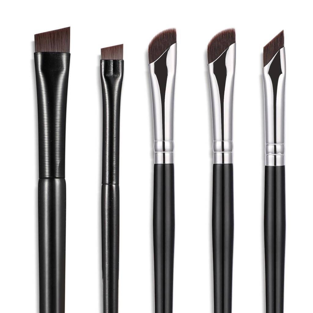 6-Piece Soft Hair Eye Makeup Brush Set: Eyeshadow, Under-Eye, Eyeliner, Detail