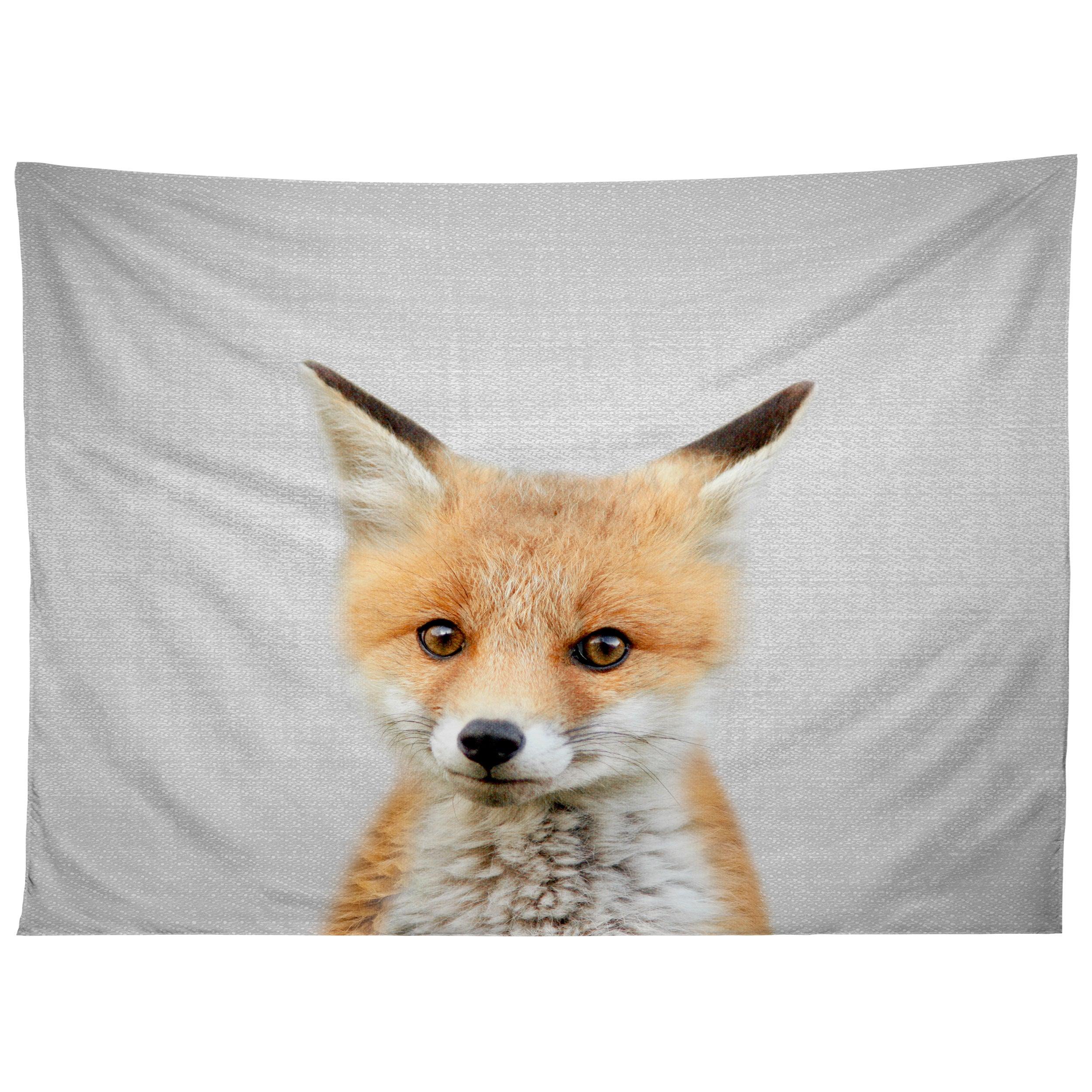 BABY FOX COLORFUL tapestry 75x100