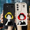 Case for Samsung Galaxy A55 A25 A06 A54 A52 A72 A71 A15 A35 A73 A53 A51 Soft Cover Cute One Piece Luffy