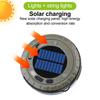 Solar 8 mode LED camping light belt, 10M length back magnetic hook outdoor waterproof tent decorative light string