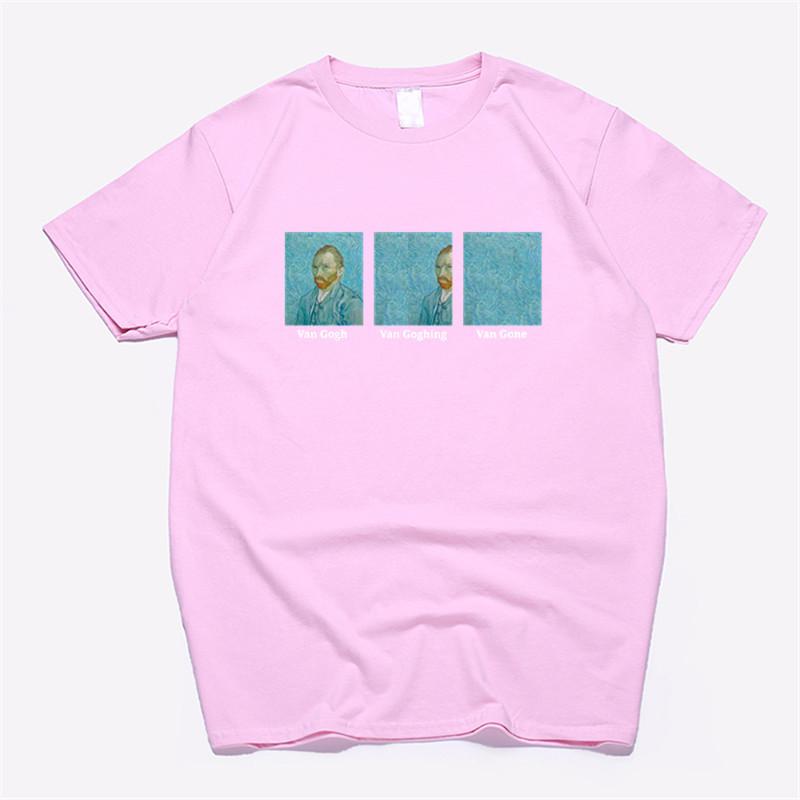 Van Gogh Van Goghing Van Gone Meme Funny T Shirt Unisex Hipsters Cute Printed Tee Women