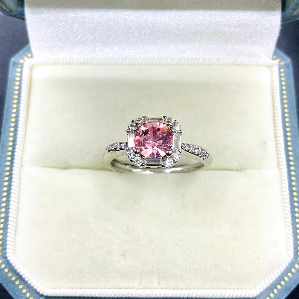 Inel pătrat brut de 6,2 mm cu bază rotundă ascuțită pentru montură diamant Huazi DIY – Elegant și de înaltă clasă