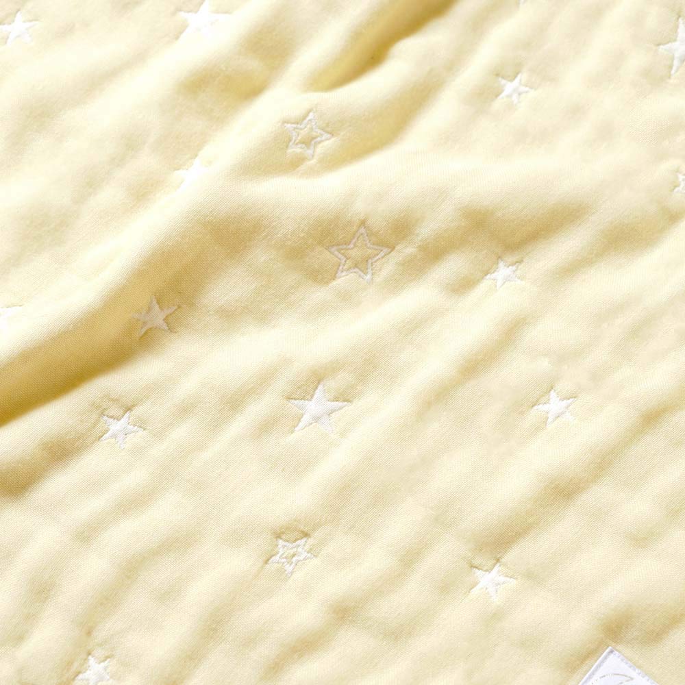 10mois Fluffy Gauze Mini 90 X 70 Cm (6-Layer Gauze) Quilt, 100% Cotton, Ecru, Small,