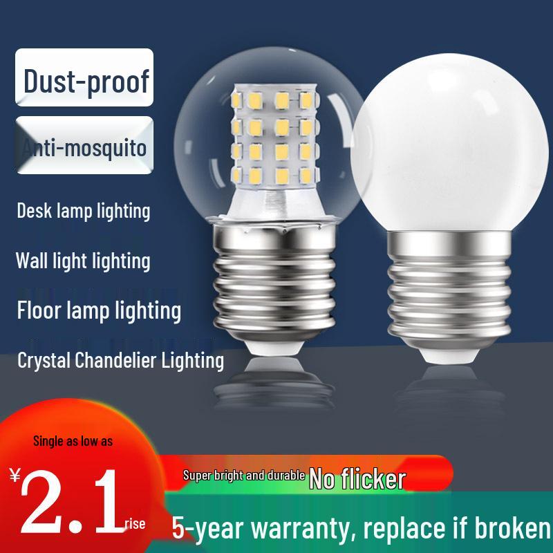 E27 LED Magic Bean Molecule G45 Energy-Saving Bulb for Nordic Living Room/Bedroom Chandelier