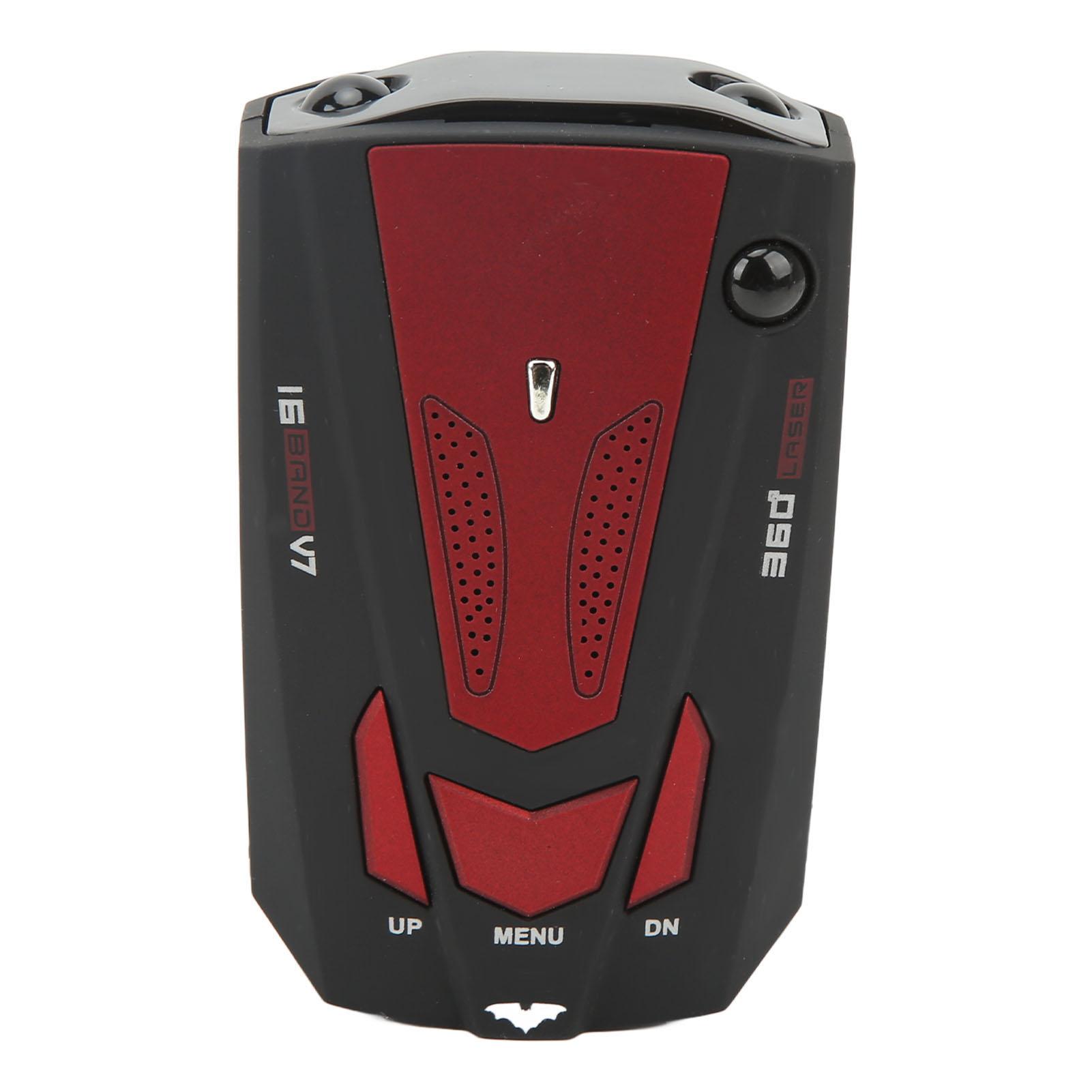 

Автомобильный радар-детектор Защита 360 градусов Электронный детектор собаки Спидометр Тестер скорости Синий Red