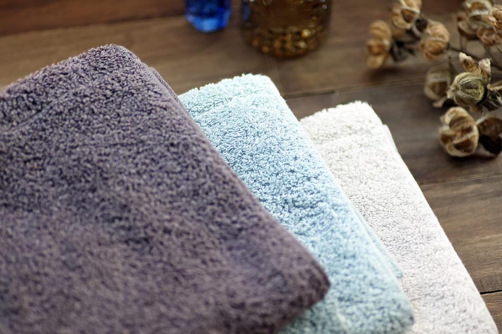 Air Kaoru Face Towel, Ecstasy, Made In Japan, Oboro Towel, Thick, Absorbent, Quick-Drying, 100% Cotton, Approx. 34 X 85cm, Asano Twist