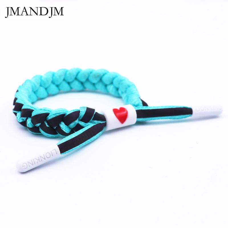 Bracelet Shoelace Woven Holographic Reflective Couple Bracelet Men's and Women's Bracelet