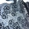 ( 3 Colors) 23.5cm wide Elastic Eyelash Fabric Lace, Chantilly Spandex Mesh Lace Fabric for Lingerie, Bra, Underwear, Garment, Sewing & Crafting