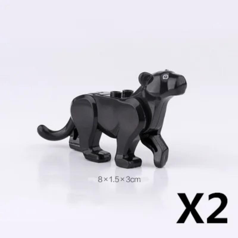 MOC Mittelalterliche Bausteine Figur Zubehör Zoo Afrikanischer Elefant Kamel Hirsch Wolf Krokodil Kriegspferd Mini Ziegel Spielzeug Geschenk R058