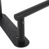 7.8*8.1cm Wall Mount Tissue Holder Black Paper Towel Holder Toilet Tissue Roll Holder  Kitchen Use