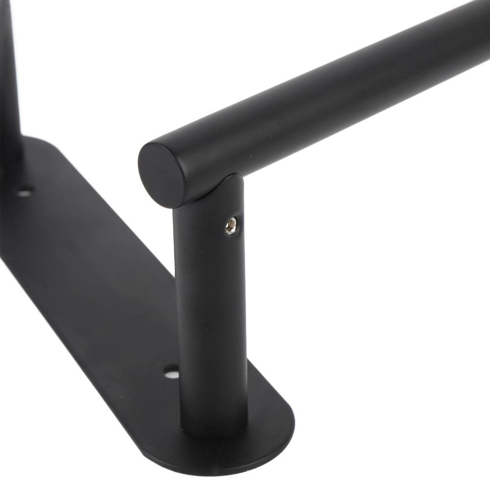 7.8*8.1cm Wall Mount Tissue Holder Black Paper Towel Holder Toilet Tissue Roll Holder Kitchen Use