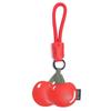 Creative Cartoon Fruit Keychain: Cute Leather Backpack and Car Pendant Accessory
