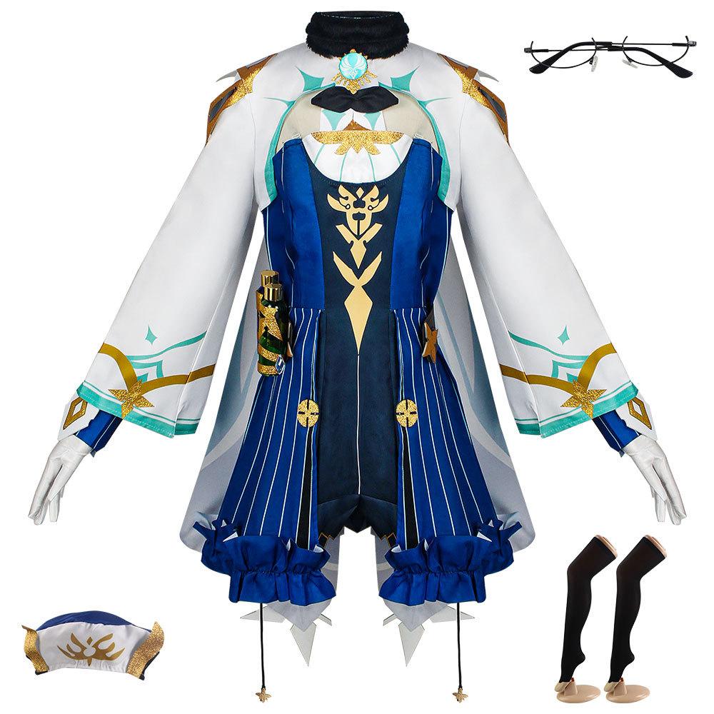 Sucrose Harmless Sweetie Cosplay Full Set Knights of Favonius Uniform Genshin Impact Costume for Halloween