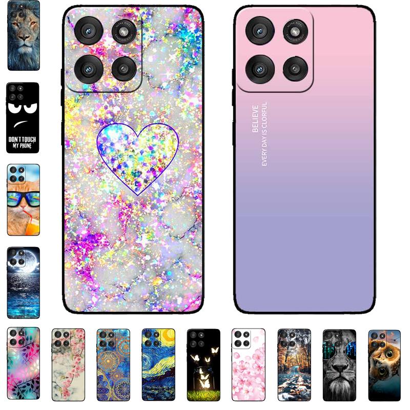For Motorola Moto G56 G86 Case Fashion Protective Silicone Back Cover For Moto G86 5G TPU Back Phone Capa MotoG56 5G Wolf Funda