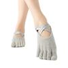 Women's Spring and Autumn Thickened Yoga and Fitness Floor Silicone Anti Slip Five Finger Socks