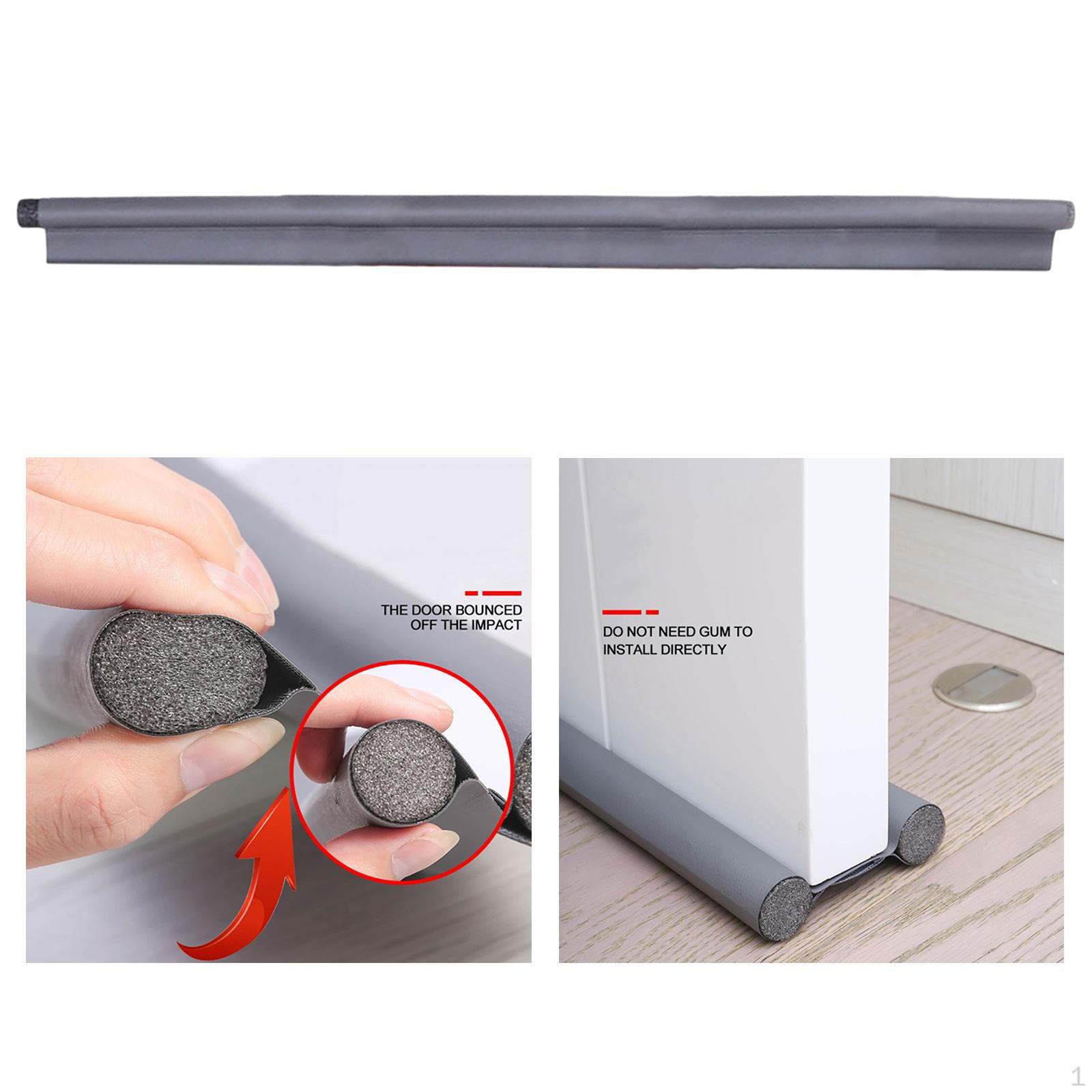 Door Draft Stopper Weather Noise Window Adjustable Sweeps 37.8inch