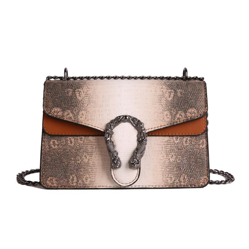 New High-end Fashion Contrasting Bag Single Shoulder Messenger Women's Bag